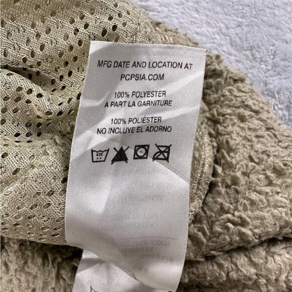 Patagonia Los Gatos High-Pile Fleece Tan Jacket Youth Size XL - Picture 10 of 14